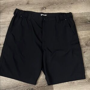 Wrangler Black Flat Front Shorts with Classic Design size 42 EUC